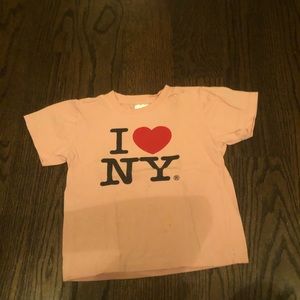 Girls Pink I ❤️ NY T-Shirt